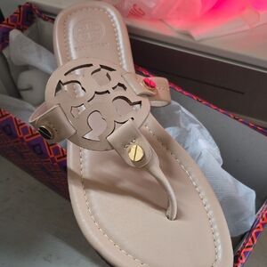Tory Burch Cream Sandals